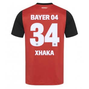 Bayer Leverkusen Granit Xhaka #34 Domaci Dres 2024-25 Kratak Rukavima